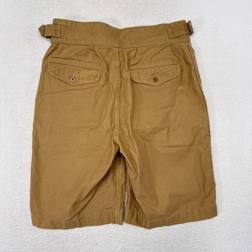 Vintage Non Stock Mfg. Co British Army Gurkha Shorts Size 32 Khaki UK Military - Picture 2 of 7